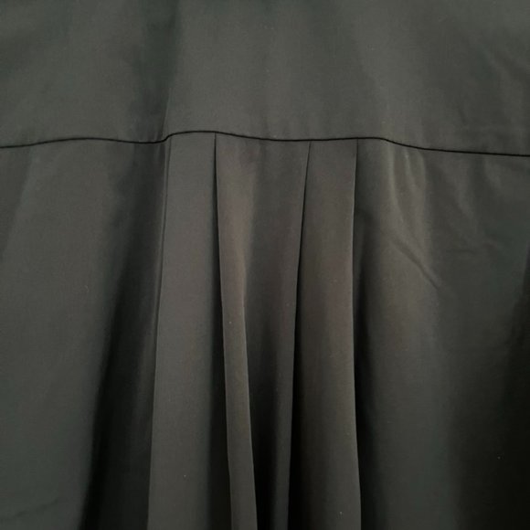 Tibi Minimalist Short Sleeve Button Down Cropped Shirt - Picture 8 of 8